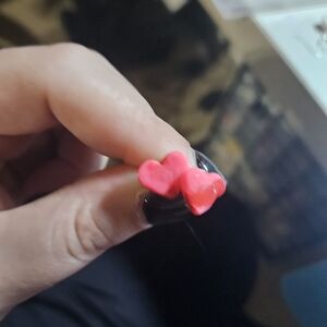 Pink Heart Earrings